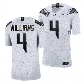 Eggshell Oregon Ducks Bennett Williams #4 White Men's Limited Football Jersey
