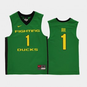 Oregon Ducks Bol Bol Green Replica College Basketball Jersey