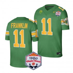 Oregon Ducks Troy Franklin 2024 Fiesta Bowl #11 Green College Football Playoff Jersey Men's