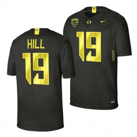 Jamal Hill Oregon Ducks #19 Black Jersey College Football Men's Uniform