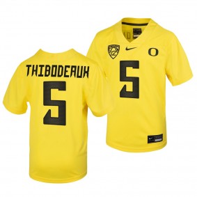 Kayvon Thibodeaux Oregon Ducks Yellow 2021-22 College Football Untouchable Youth Jersey
