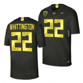 Noah Whittington Oregon Ducks #22 Black Jersey College Football Men's Uniform