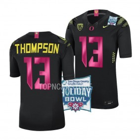 Ty Thompson 2022 Holiday Bowl Black Alternate Limited Jersey